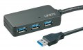 LINDY USB 3.0 Aktiv-Verlängerungs-Hub 43159